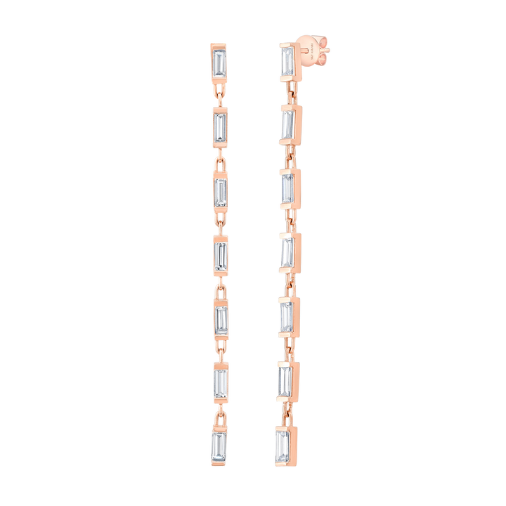 Long Baguette Earrings