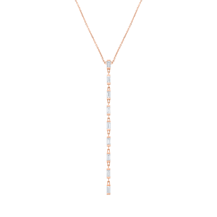 Baguette Lariat Necklace