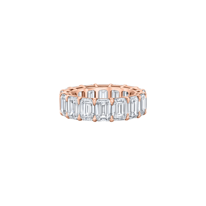 Emerald Cut Eternity Band