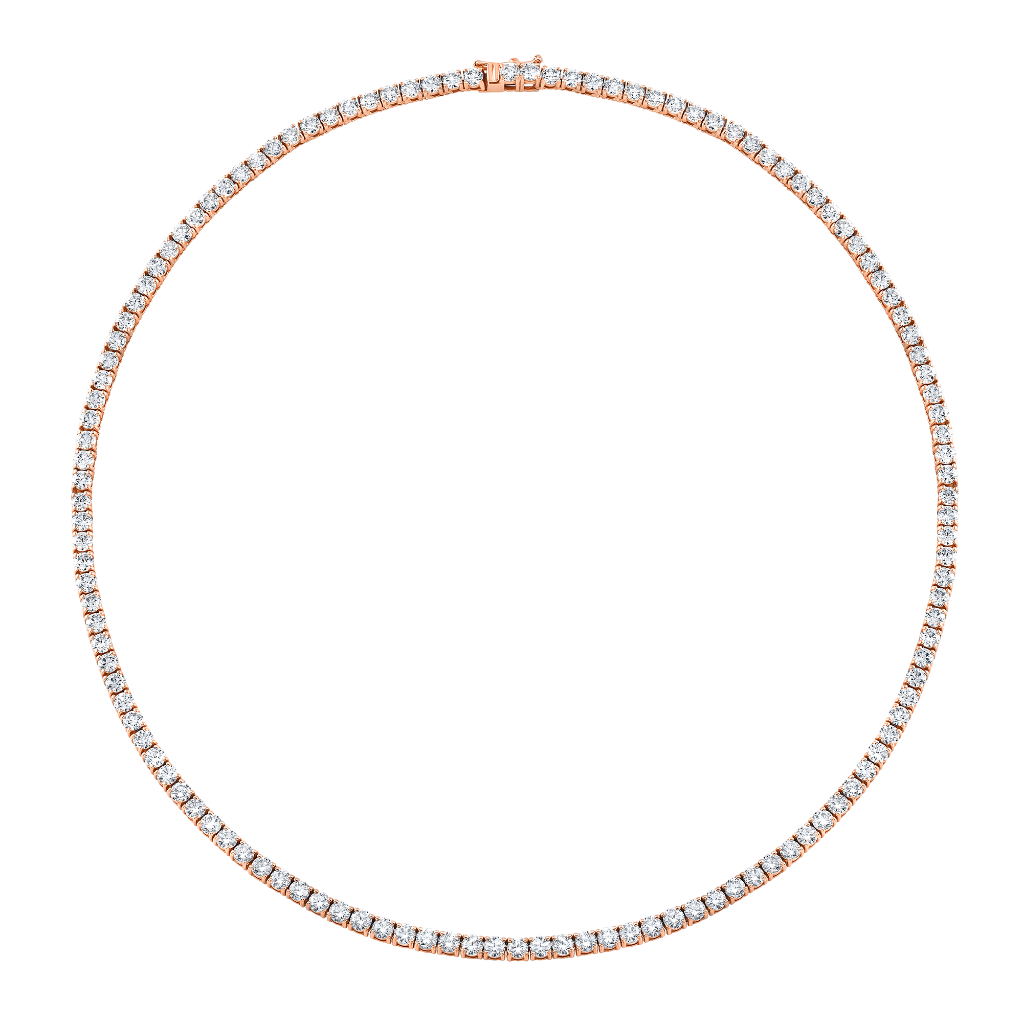 4-Prong Tennis Necklace