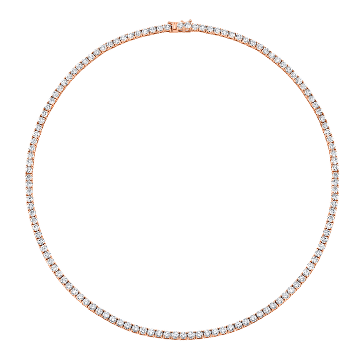 4-Prong Tennis Necklace