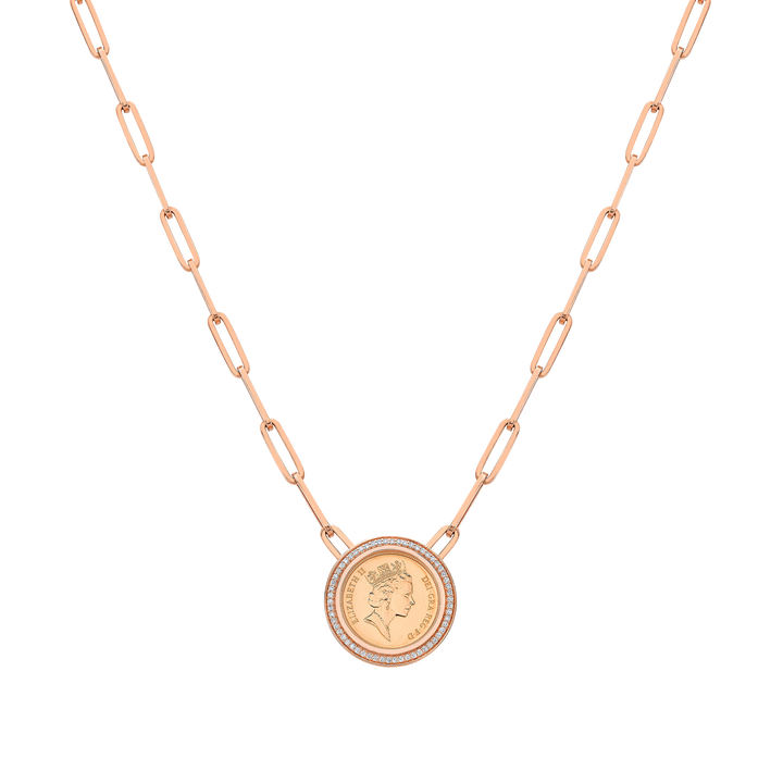 Queen Elizabeth Coin Necklace