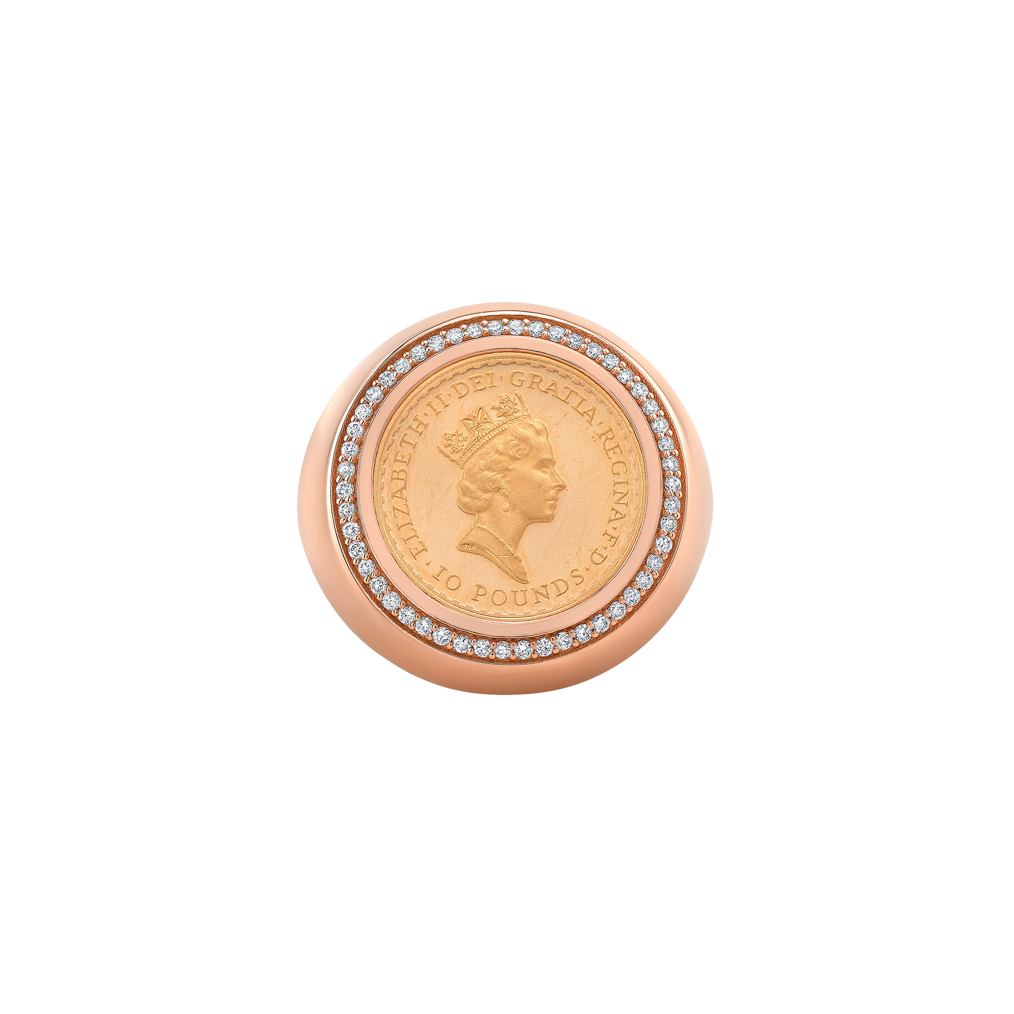 Queen Elizabeth Coin Ring