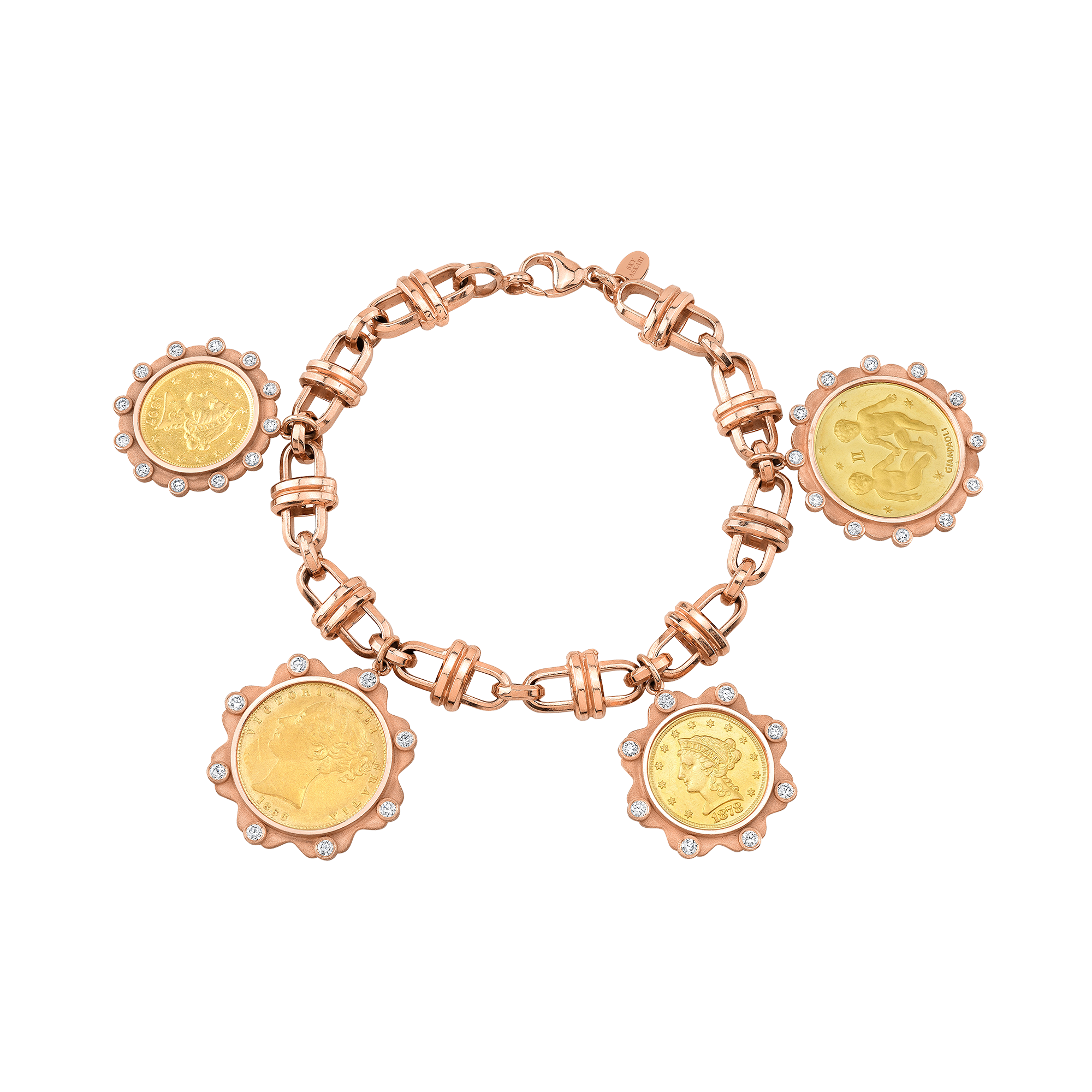 4-Coin Bracelet