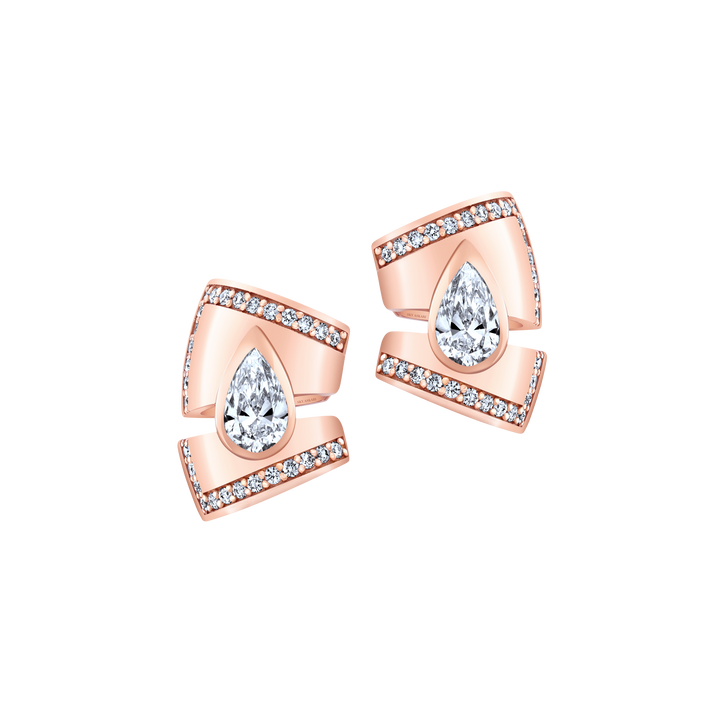 Aqua Droplet Single Ear Cuff