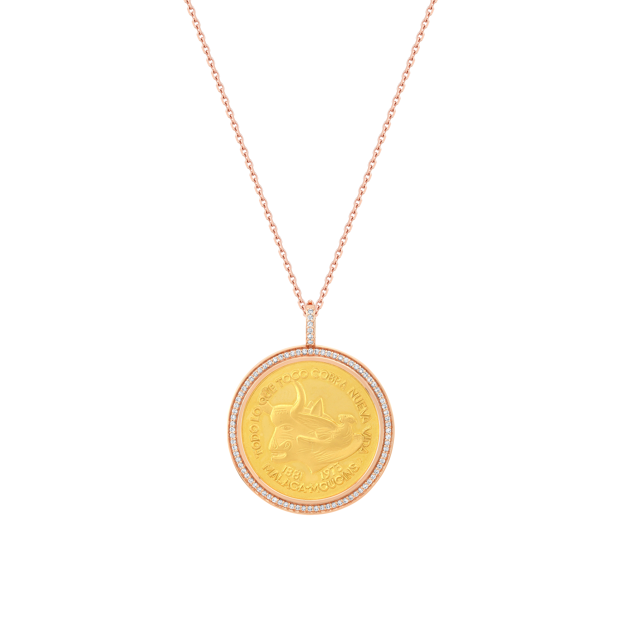 Picasso Coin Necklace