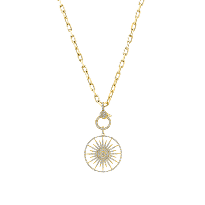 Sunburst Diamond Necklace