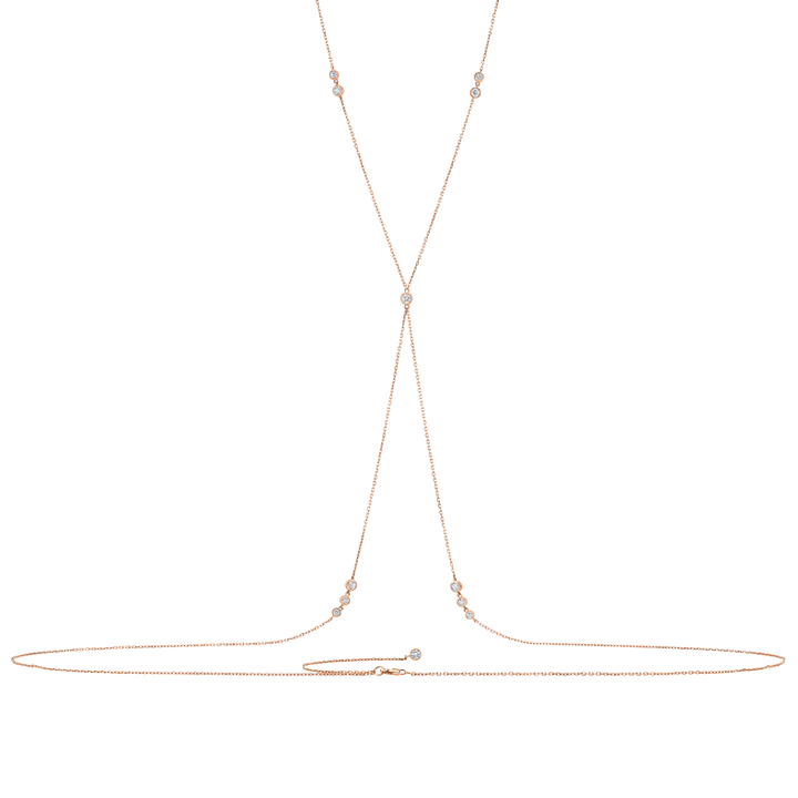 Body Chain With Diamond Bezel