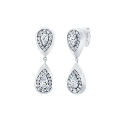 Aqua Droplet Earrings