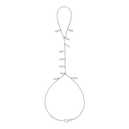 Stars Dangling Baguette Hand Chain