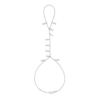 Stars Dangling Baguette Hand Chain